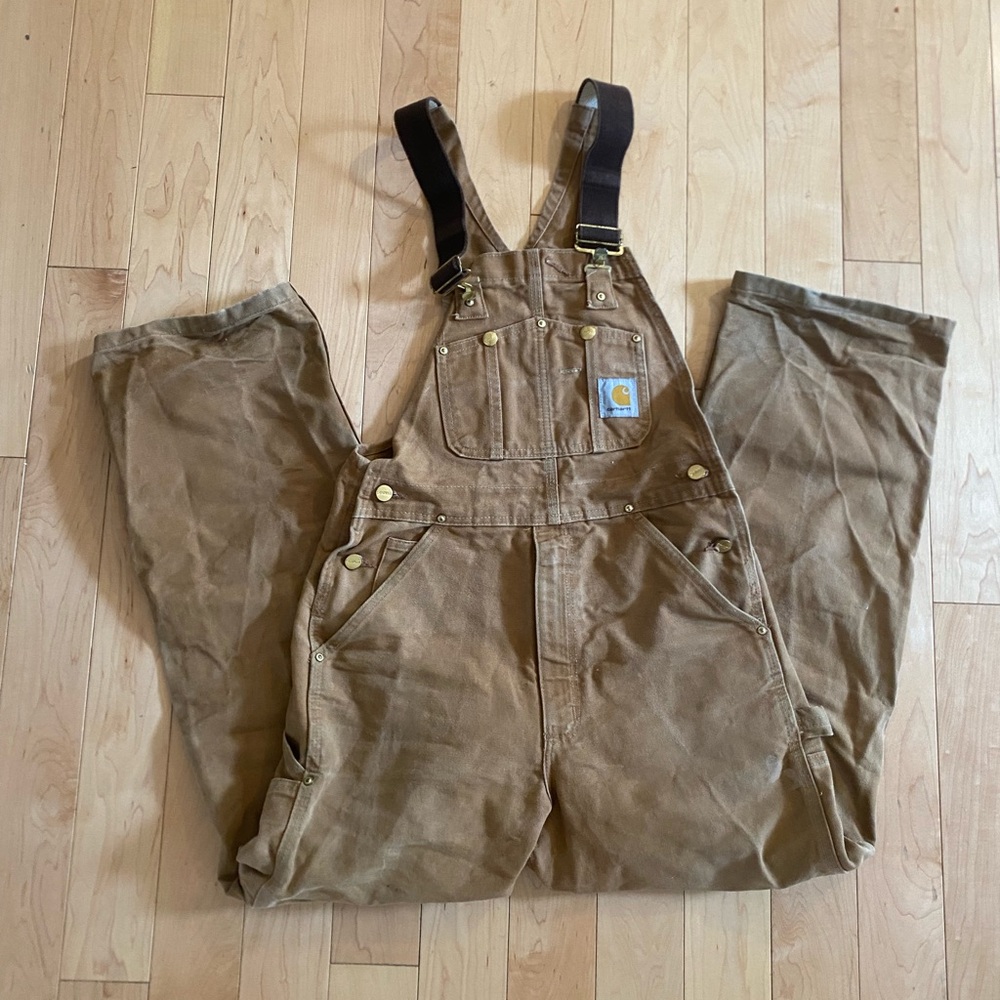 Vintage Carhartt double knee overalls
